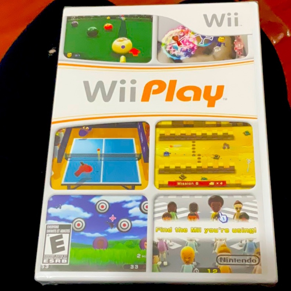NEW AND SEALED Wii PLAY. 9 GAMES